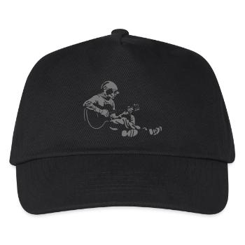 Gitarrist - Kinder Basecap - Schwarz - Vorne