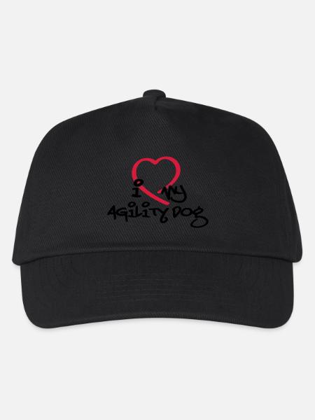 Agility dog // T-Shirts - Kinder Basecap - Schwarz