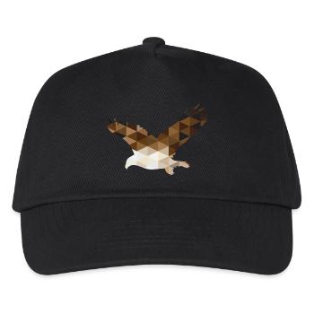 Geometric Eagle - Kids’ Baseball Cap - black - Front