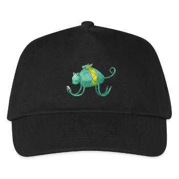 iCat - Kids’ Baseball Cap - black - Front