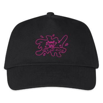 Piste de boue - Casquette de baseball Enfant - noir - Devant