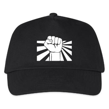 faust widerstand resist aufstand kampf-sport - Kinder Basecap - Schwarz - Vorne