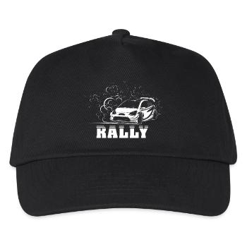 rally racing dirt drifting offroad cross cars - Kids’ Baseball Cap - black - Front