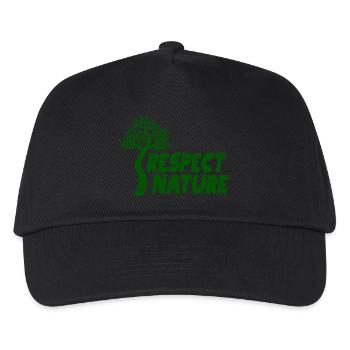 Respect Nature - Kinder Basecap - Schwarz - Vorne