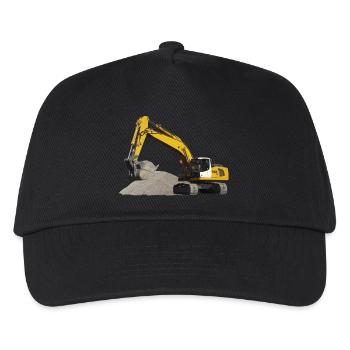 Excavator - Kids’ Baseball Cap - black - Front