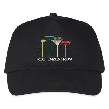 Rechenzentrum lustig für Gärtner und Informatiker - Kinder Basecap - Schwarz - Vorne