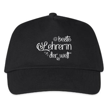Lehrerin - Kinder Basecap - Schwarz - Vorne