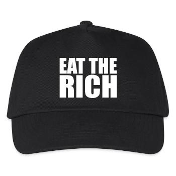 Eat the rich - Kids’ Baseball Cap - black - Front
