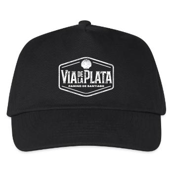Via de la Plata, le cachet des pèlerins | Chemin de Saint-Jacques - Casquette de baseball Enfant - noir - Devant