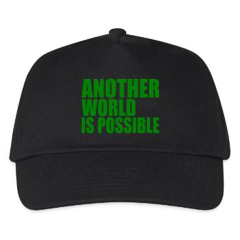 Another world is possible - Kids’ Baseball Cap - black - Front
