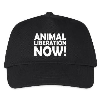 Animal liberation - Kinder Basecap - Schwarz - Vorne