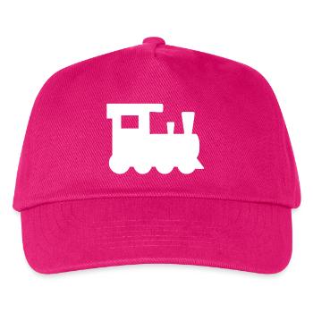 Locomotives jouets pour enfants train train Transport - Casquette de baseball Enfant - fuchsia - Devant
