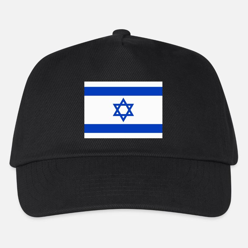 Drapeau Israel / Israel flag - Casquette de baseball Enfant - noir