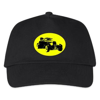 Auto - Kinder Basecap - Schwarz - Vorne