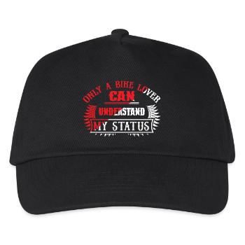 Seul un amateur de vélo comprend mon statut - Casquette de baseball Enfant - noir - Devant