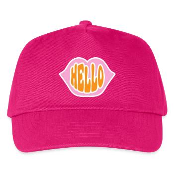 Hello Summer - Kinder Basecap - Fuchsia - Vorne