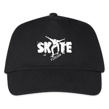 skate Florian Symbol - Kinder Basecap - Schwarz - Vorne