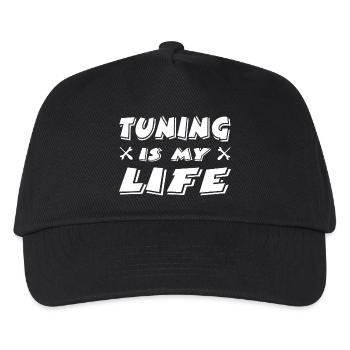 Tuning - Kinder Basecap - Schwarz - Vorne