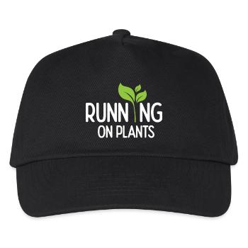 Courir sur les plantes - Casquette de baseball Enfant - noir - Devant