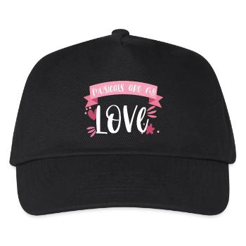Musical Theater Schauspielerin Singen Geschenk - Kinder Basecap - Schwarz - Vorne