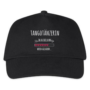 Tangotänzerin in Ausbildung / Geschenk Tango Tanz - Kinder Basecap - Schwarz - Vorne