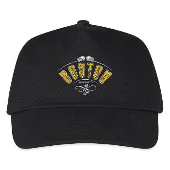 Boston grunge effect - Kids’ Baseball Cap - black - Front