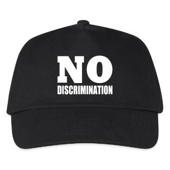 no discrimination - Kinder Basecap - Schwarz - Vorne