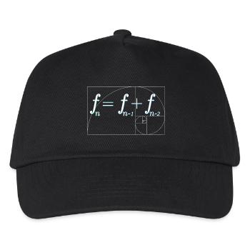 Séquence de Fibonacci - Casquette de baseball Enfant - noir - Devant