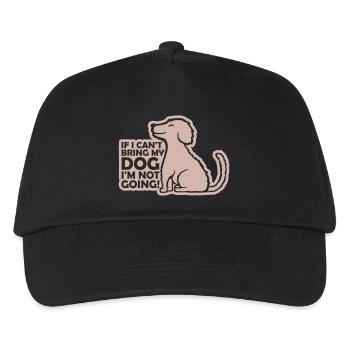 Citation Apportez mon chien - Casquette de baseball Enfant - noir - Devant