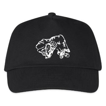 Galgo "Black Edition" - Kinder Basecap - Schwarz - Vorne
