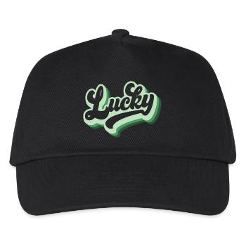 St. Patrick’s Day Gift Shamrock Men, Women, Kids - Kids’ Baseball Cap - black - Front
