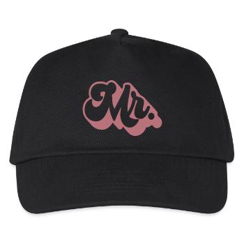 Mr. Matching Couple Engagement Wedding Honeymoon - Kids’ Baseball Cap - black - Front