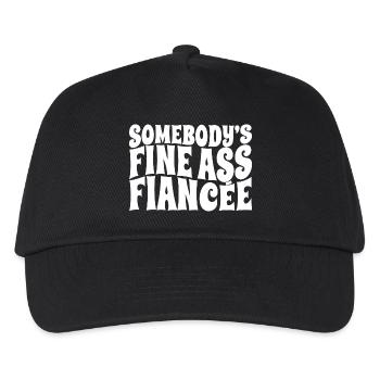 Somebody's Fine Ass Fiancée Bride To Be Engagement - Kinder Basecap - Schwarz - Vorne