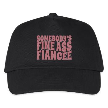 Somebody's Fine Ass Fiancée Bride To Be Engagement - Kinder Basecap - Schwarz - Vorne