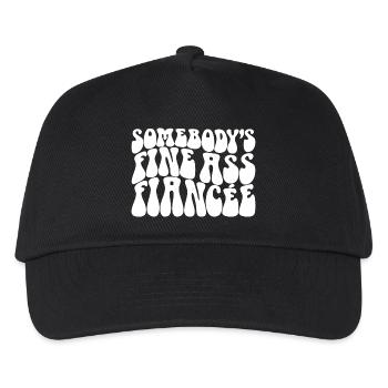 Somebody's Fine Ass Fiancée Bride To Be Engagement - Kinder Basecap - Schwarz - Vorne