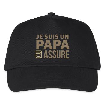 Un papa qui assure 2 - Casquette de baseball Enfant - noir - Devant