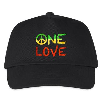 Un seul amour - Casquette de baseball Enfant - noir - Devant