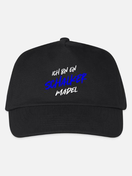 Ich bin ein Schalker Mädel - Kinder Basecap - Schwarz