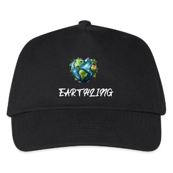 Earthling Citizen of the World - Kids’ Baseball Cap - black - Front