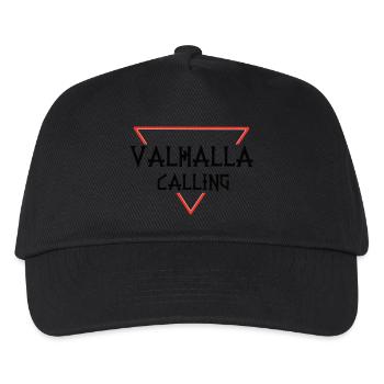 Valhalla Calling (Endgültiges Logo) - Kinder Basecap - Schwarz - Vorne