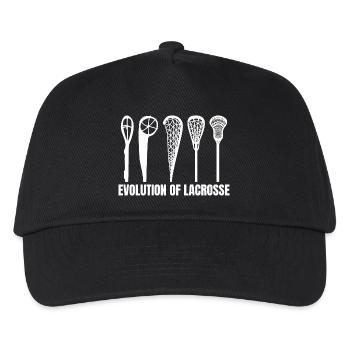 Lacrosse Entwicklung - Kinder Basecap - Schwarz - Vorne