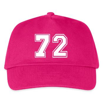 72 - Kinder Basecap - Fuchsia - Vorne