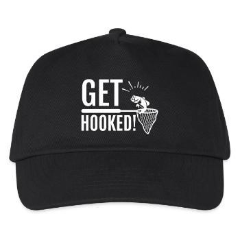 J’adore pêcher - Casquette de baseball Enfant - noir - Devant