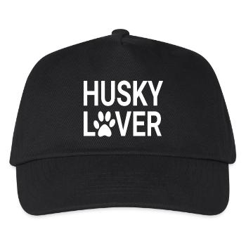 Husky Lovers, Husky Moms, Husky Dads - Kids’ Baseball Cap - black - Front
