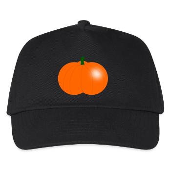 HALLOWEEN. KÜRBIS. HALLOWEEN-KÜRBIS - Kinder Basecap - Schwarz - Vorne
