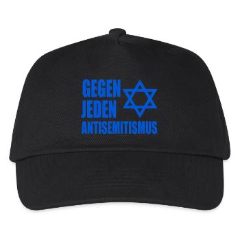 Gegen jeden antisemitismus - Kinder Basecap - Schwarz - Vorne