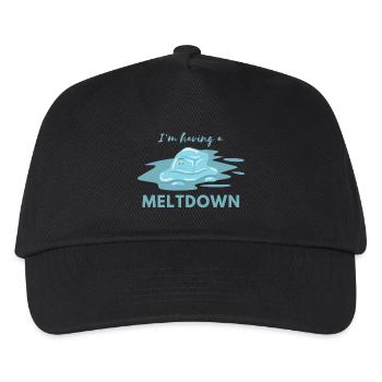 J’ai une citation de Meltdown drôle - Casquette de baseball Enfant - noir - Devant