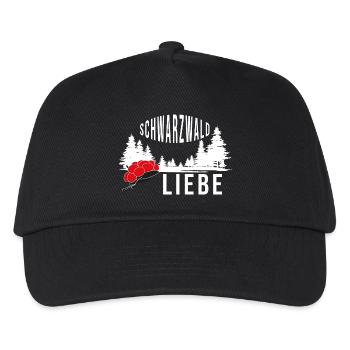 Schwarzwald Liebe - Kinder Basecap - Schwarz - Vorne