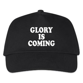Glory is coming - Kids’ Baseball Cap - black - Front