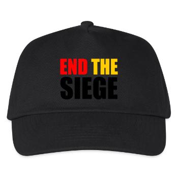 End the siege - Kids’ Baseball Cap - black - Front